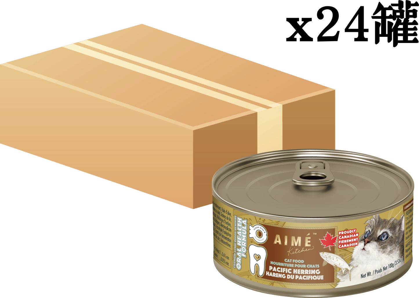 太平洋鯡魚 100g x 24 -貓用