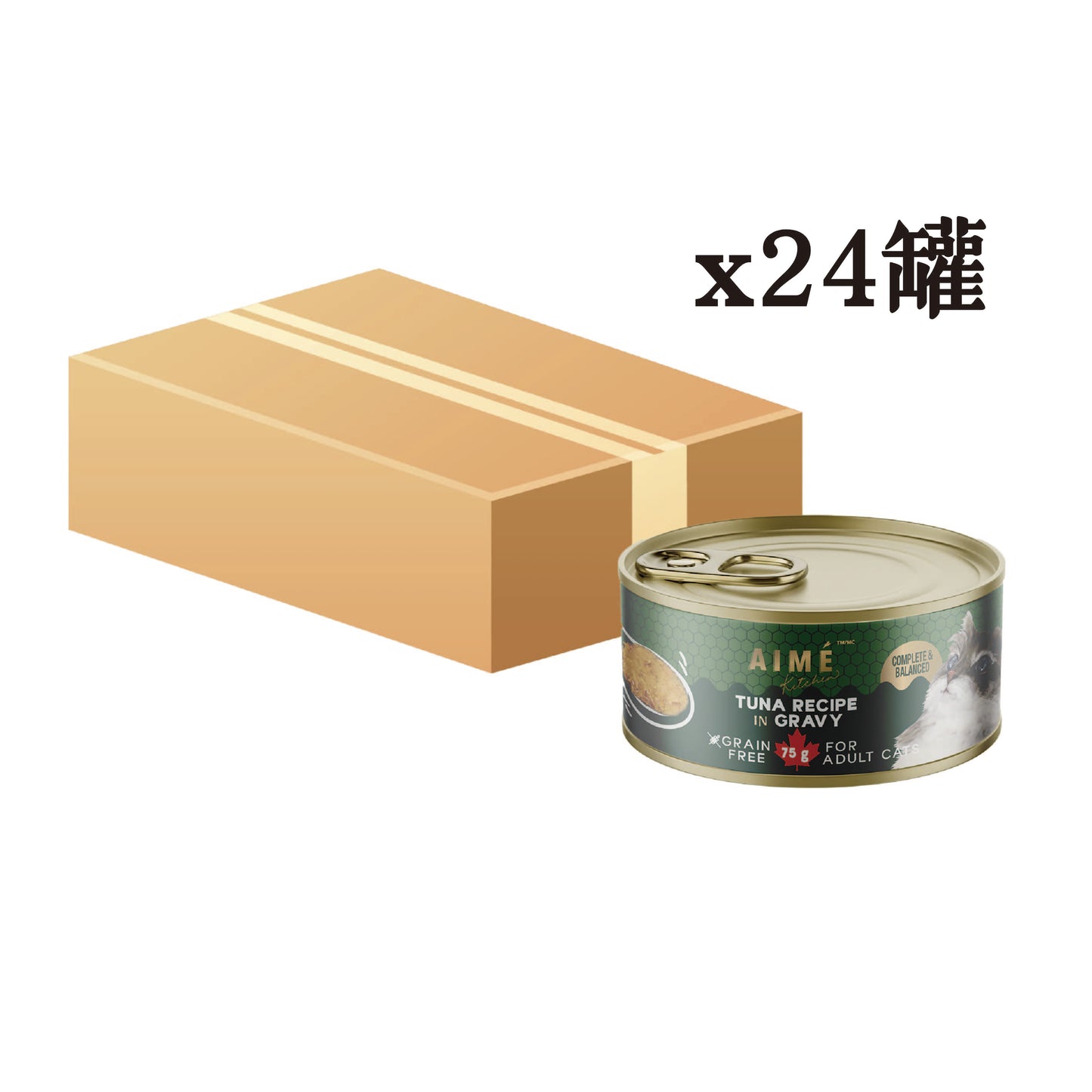 特濃魚汁熬鮮吞拿魚 75g x 24